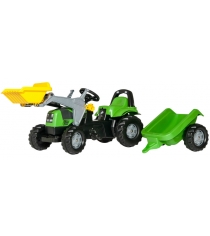 Детский педальный трактор Rolly Toys Kid Deutz 23196